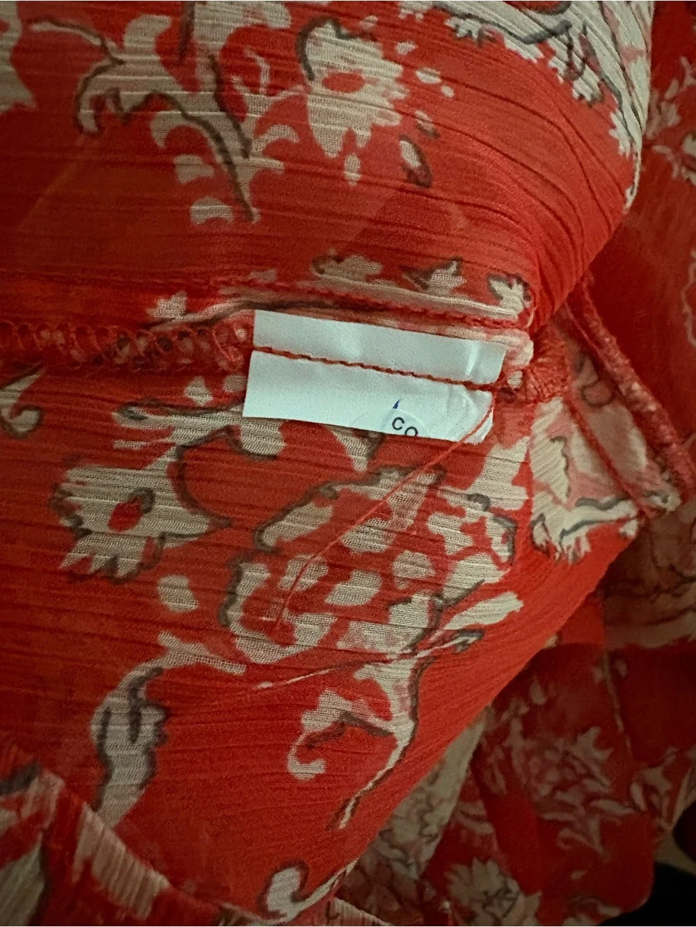 Zara sheer paisley